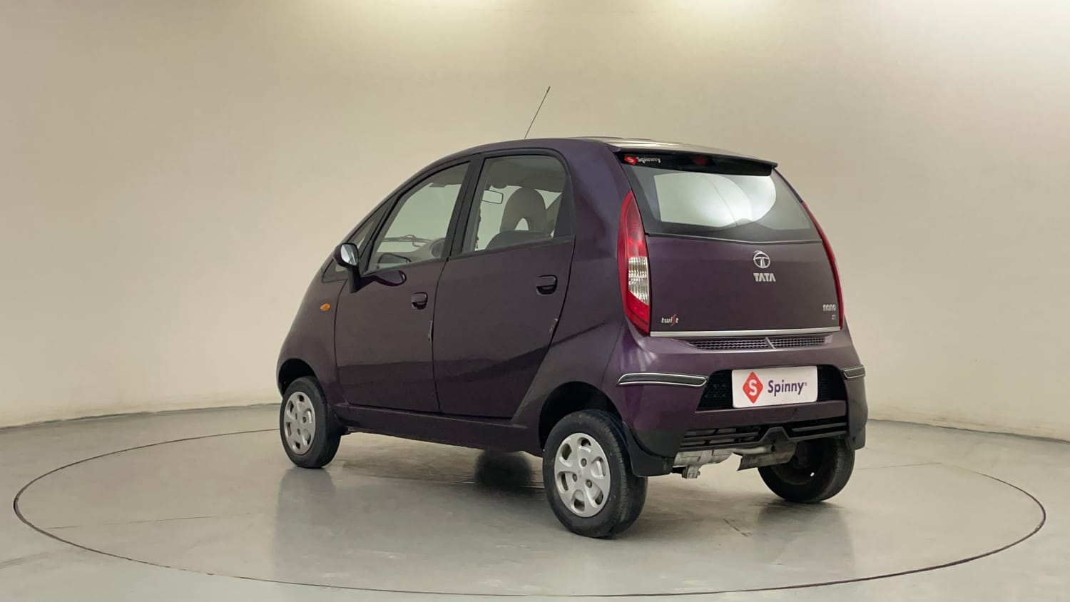 Used 2015 Tata Nano Twist XT Petrol Manual exterior LEFT REAR CORNER VIEW