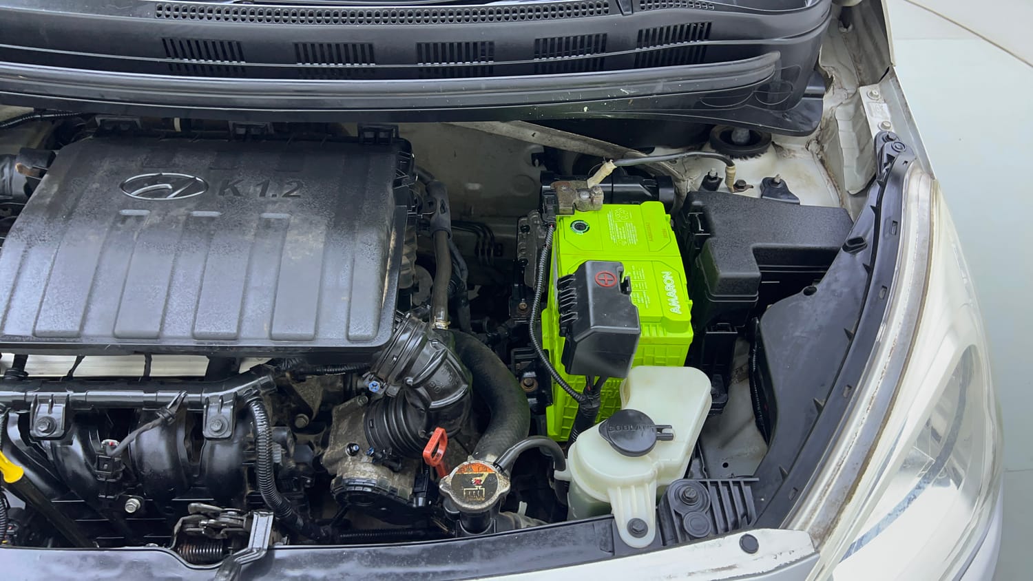 Used 2017 Hyundai Grand i10 Magna AT 1.2 Kappa VTVT Petrol Automatic engine ENGINE LEFT SIDE VIEW