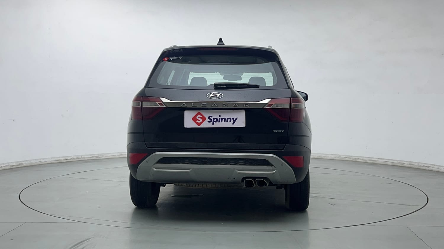 Used 2022 Hyundai Alcazar Signature (O) 6 STR 1.5 Diesel AT Diesel Automatic exterior BACK VIEW