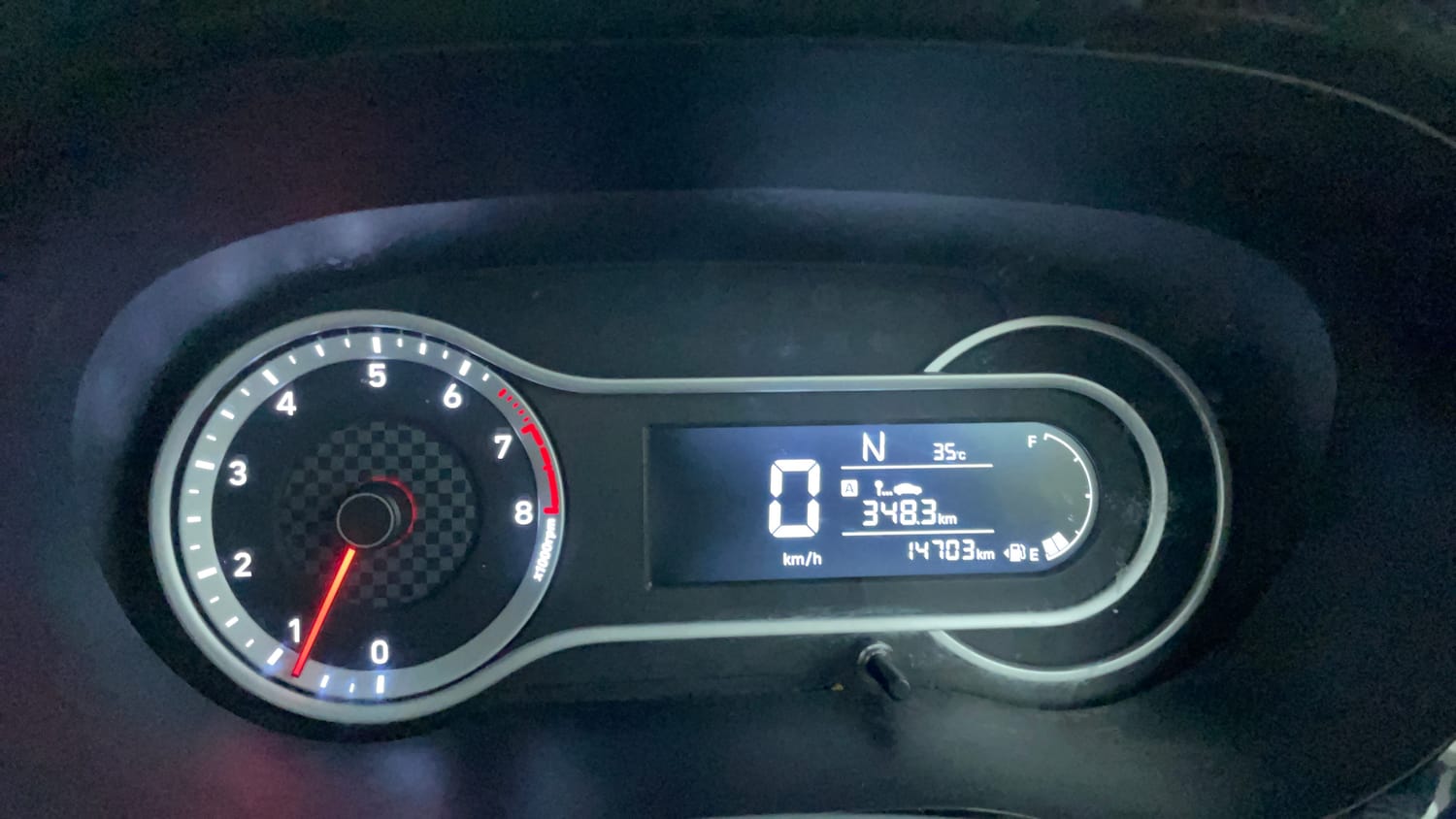 Used 2020 Hyundai Grand i10 Nios Sportz AMT 1.2 Kappa VTVT Petrol Automatic interior CLUSTERMETER VIEW