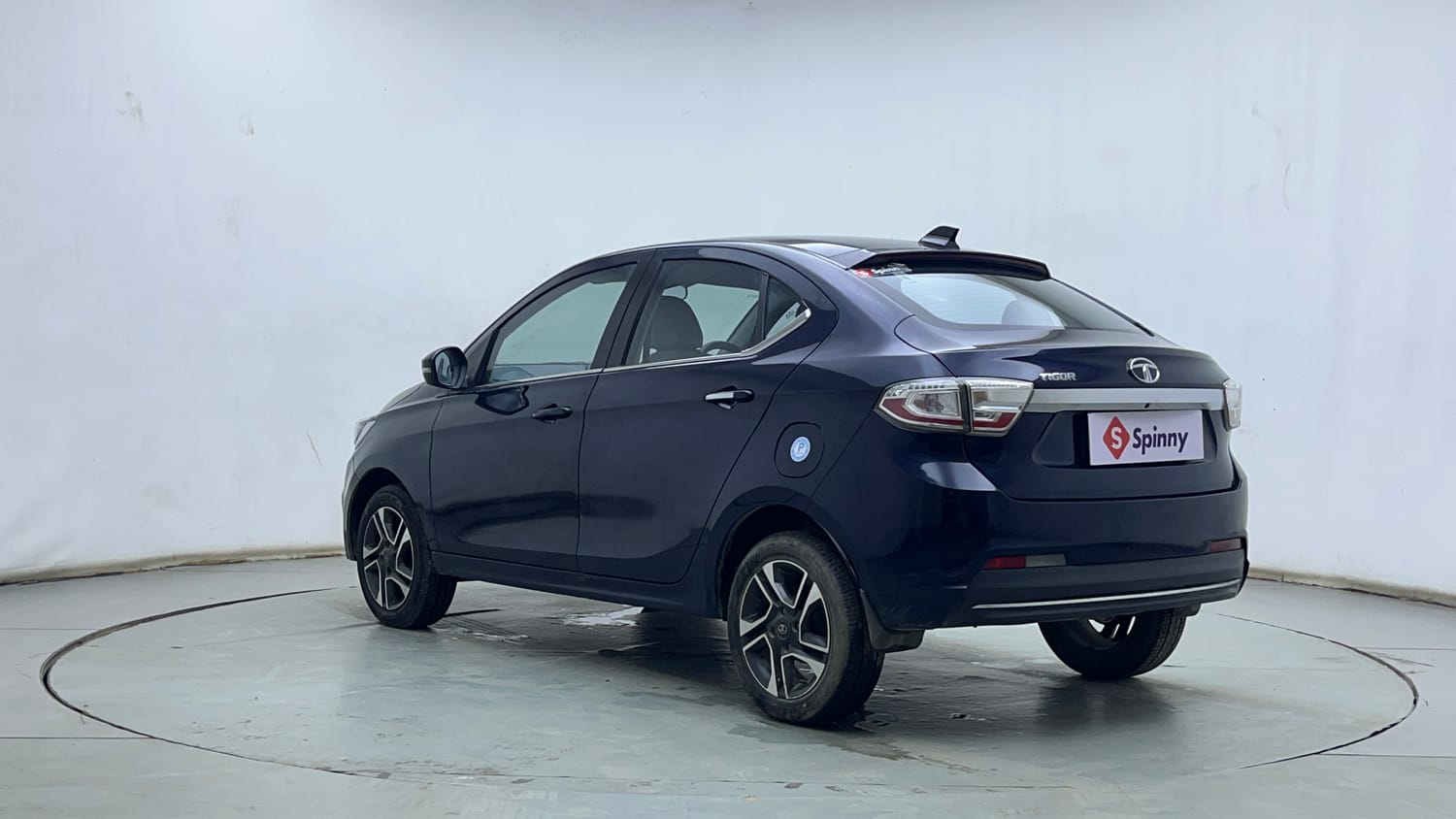 Used 2021 Tata Tigor XZA Plus Petrol Automatic exterior LEFT REAR CORNER VIEW