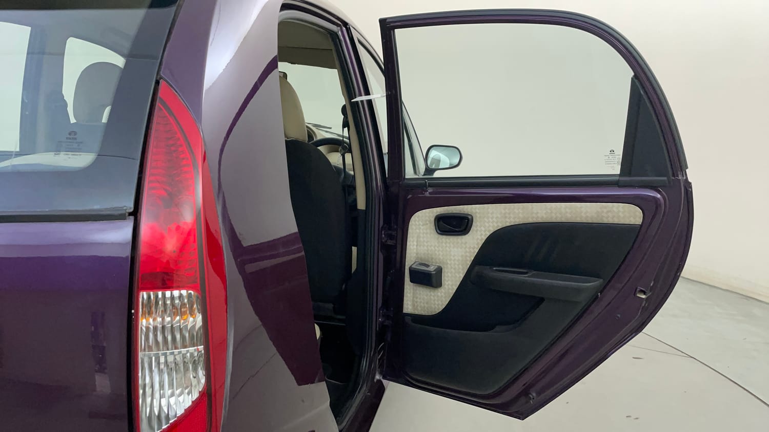 Used 2015 Tata Nano Twist XT Petrol Manual interior RIGHT REAR DOOR OPEN VIEW