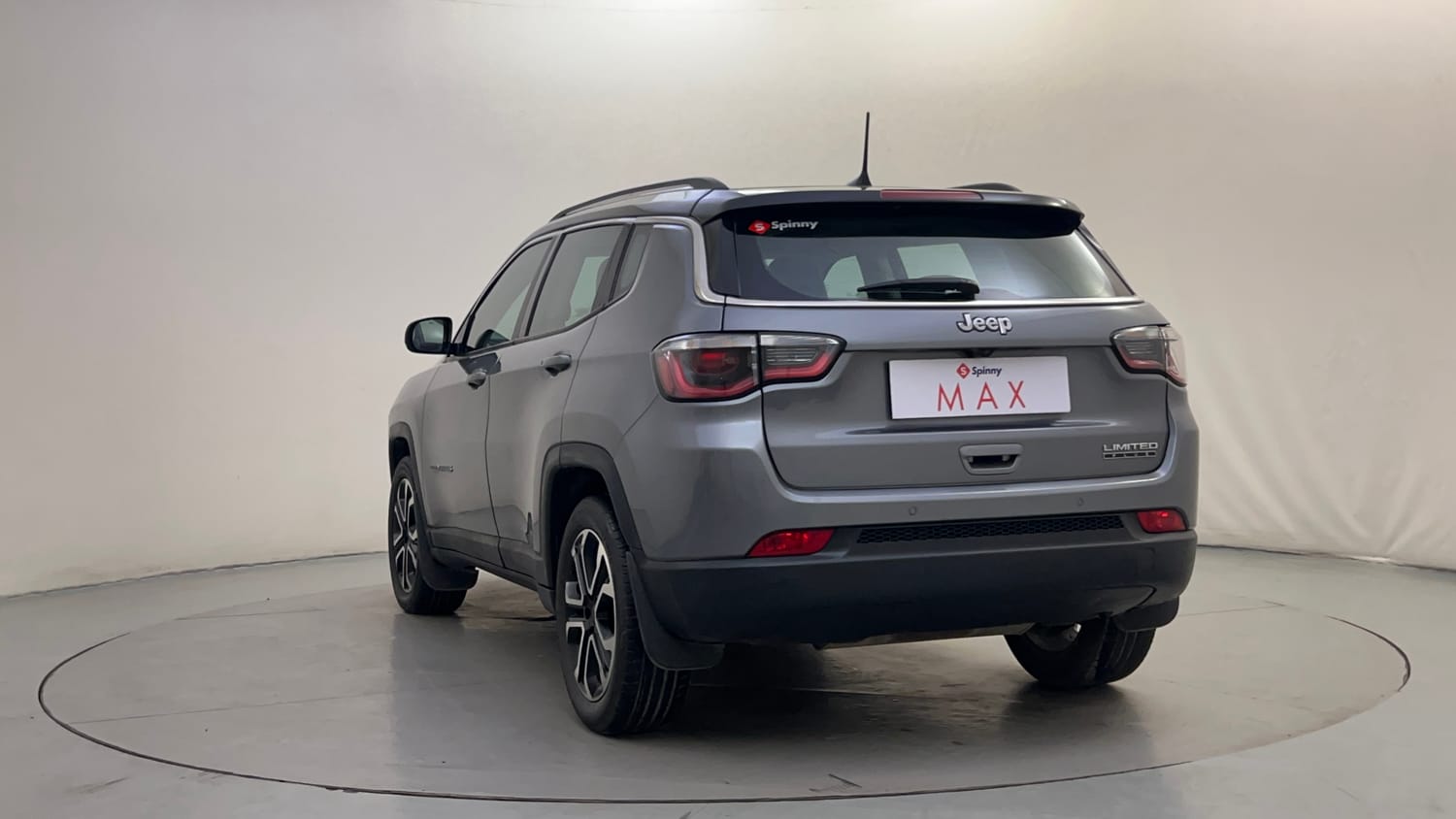 Used 2020 Jeep Compass Limited Plus Petrol AT Petrol Automatic exterior LEFT REAR CORNER VIEW