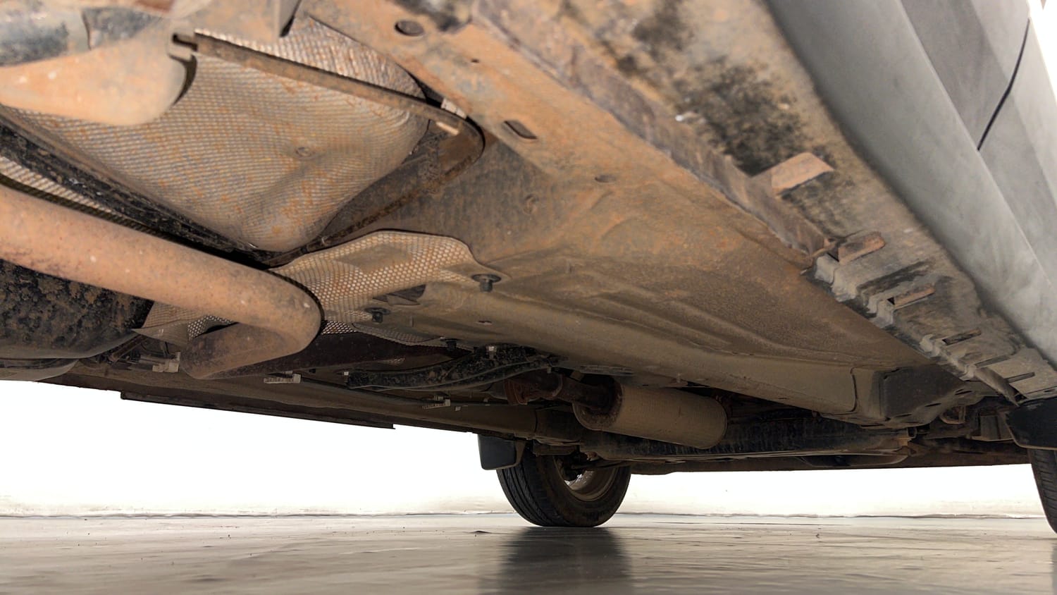 Used 2018 Ford EcoSport Titanium 1.5L Ti-VCT Petrol Manual extra REAR RIGHT UNDERBODY VIEW