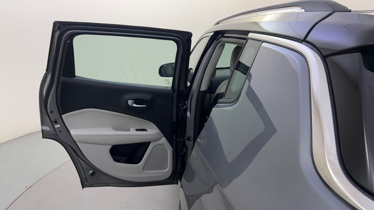Used 2020 Jeep Compass Limited Plus Petrol AT Petrol Automatic interior LEFT REAR DOOR OPEN VIEW