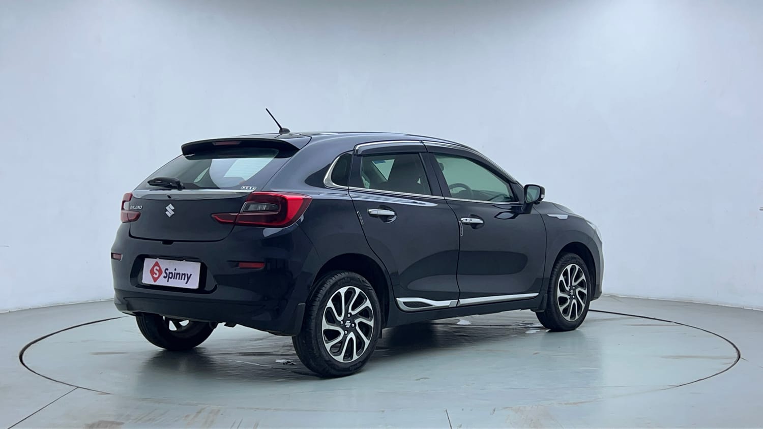 Used 2024 Maruti Suzuki Baleno Alpha AGS Petrol Automatic exterior RIGHT REAR CORNER VIEW