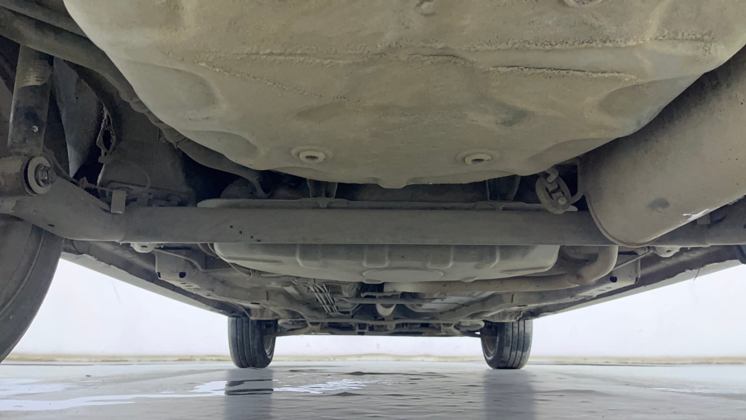 Used 2021 Tata Tigor XZA Plus Petrol Automatic extra REAR UNDERBODY VIEW (TAKEN FROM REAR)
