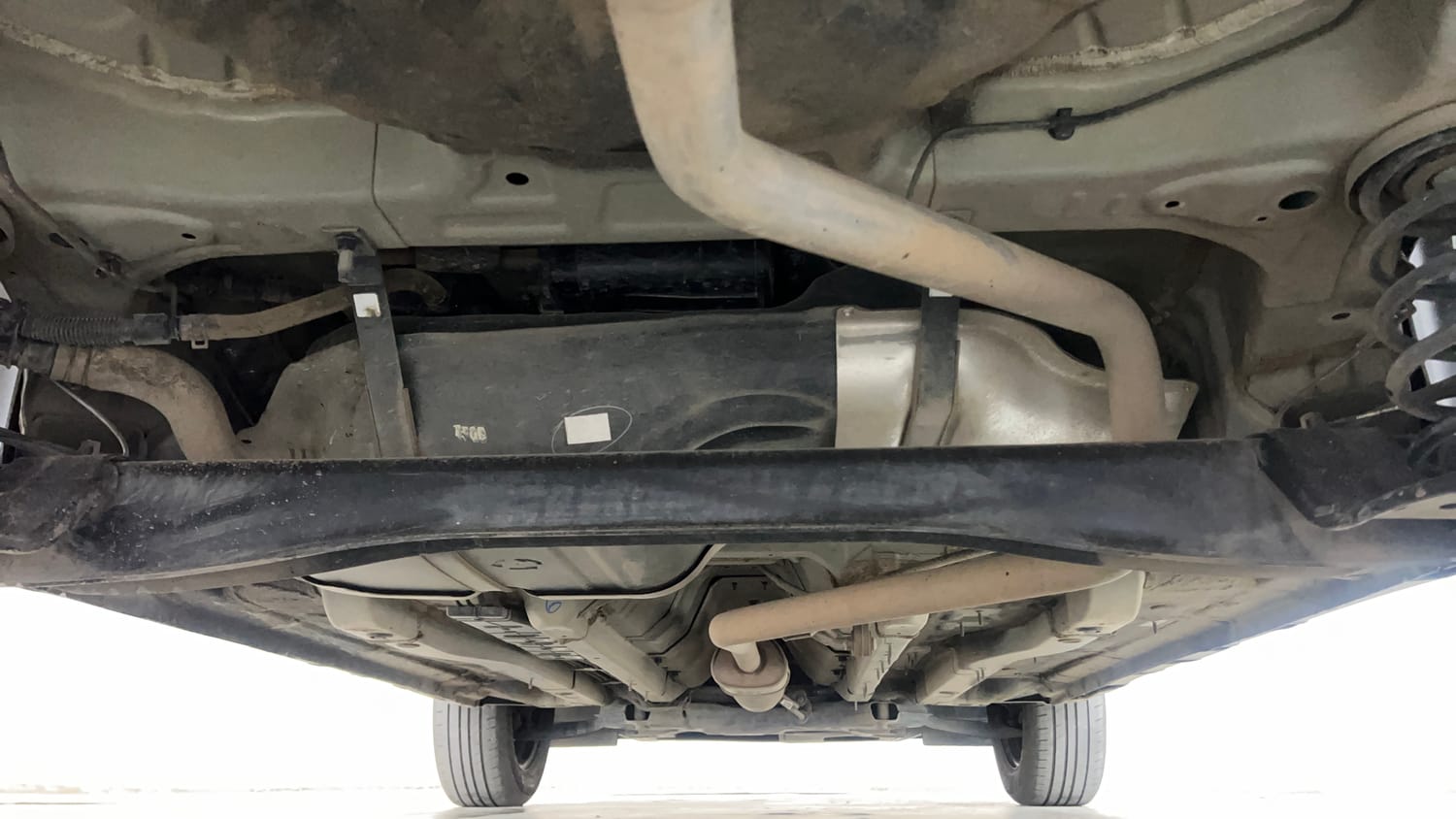 Used 2024 Hyundai Creta 1.5 MPi Petrol MT E Petrol Manual extra REAR UNDERBODY VIEW (TAKEN FROM REAR)