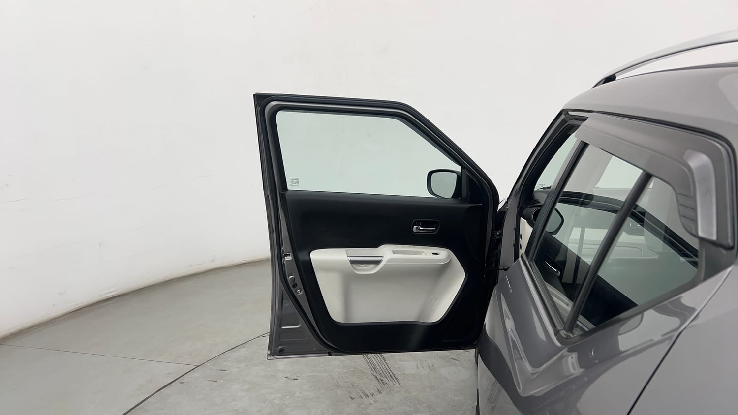 Used 2023 Maruti Suzuki Ignis Zeta 1.2 MT Petrol Manual interior LEFT FRONT DOOR OPEN VIEW