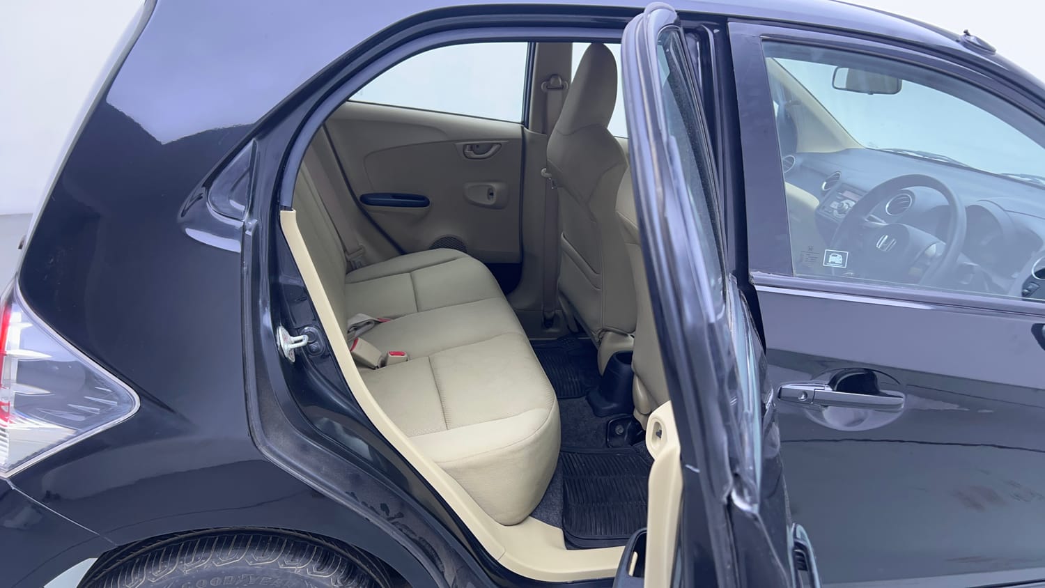 Used 2014 Honda Brio S MT Petrol Manual interior RIGHT SIDE REAR DOOR CABIN VIEW