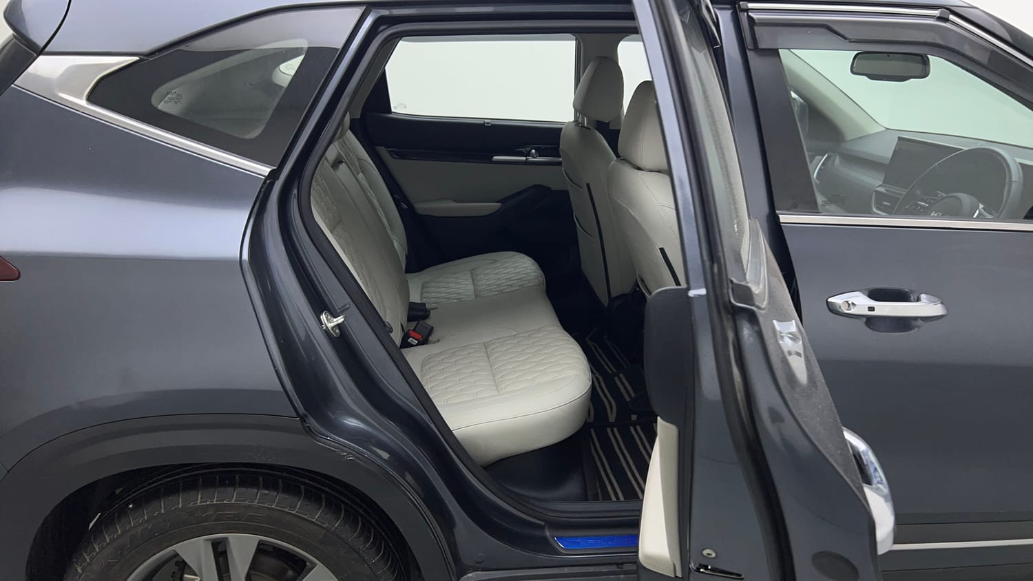 Used 2021 kia Seltos HTX 1.5 IVT Petrol Automatic interior RIGHT SIDE REAR DOOR CABIN VIEW
