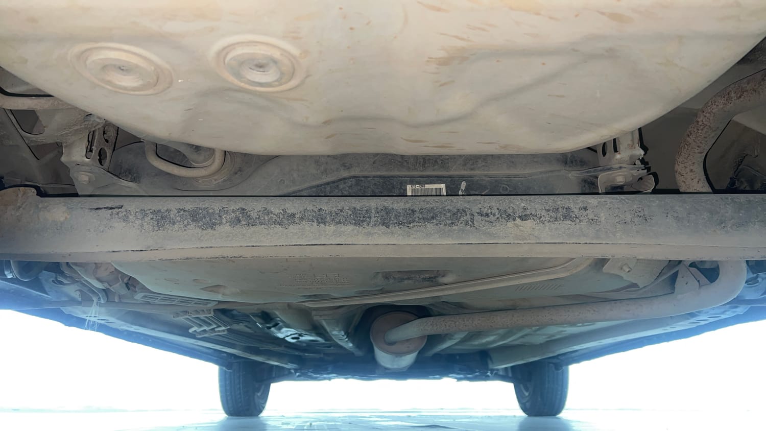 Used 2019 Maruti Suzuki Wagon R LXi 1.0 CNG Cng Manual extra REAR UNDERBODY VIEW (TAKEN FROM REAR)
