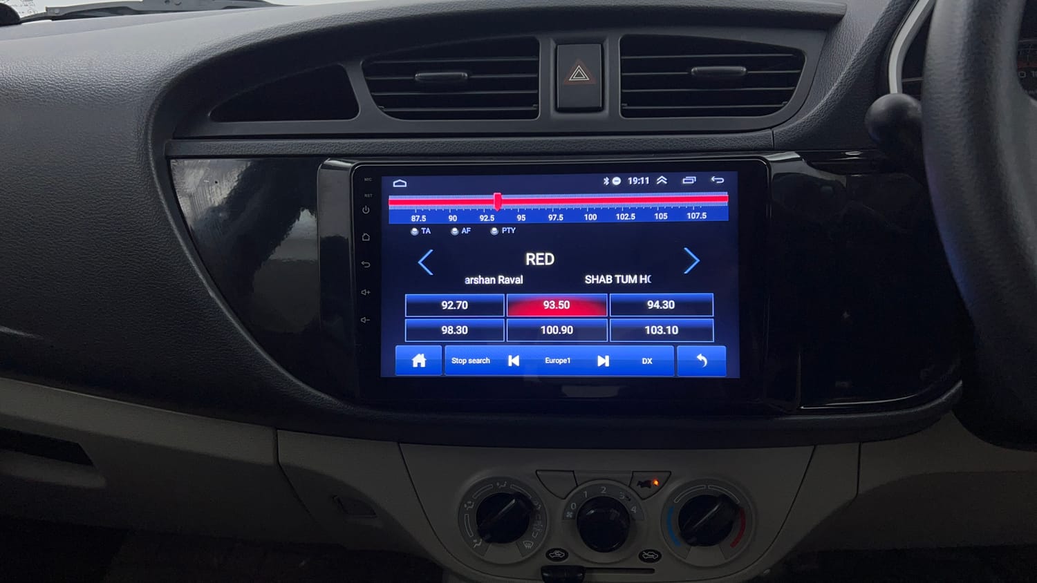 Used 2014 Maruti Suzuki Alto K10 VXi AMT Petrol Automatic interior MUSIC SYSTEM & AC CONTROL VIEW
