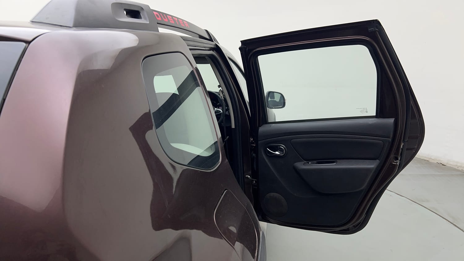 Used 2021 Renault Duster RXZ 1.3 Turbo Petrol CVT Petrol Automatic interior RIGHT REAR DOOR OPEN VIEW