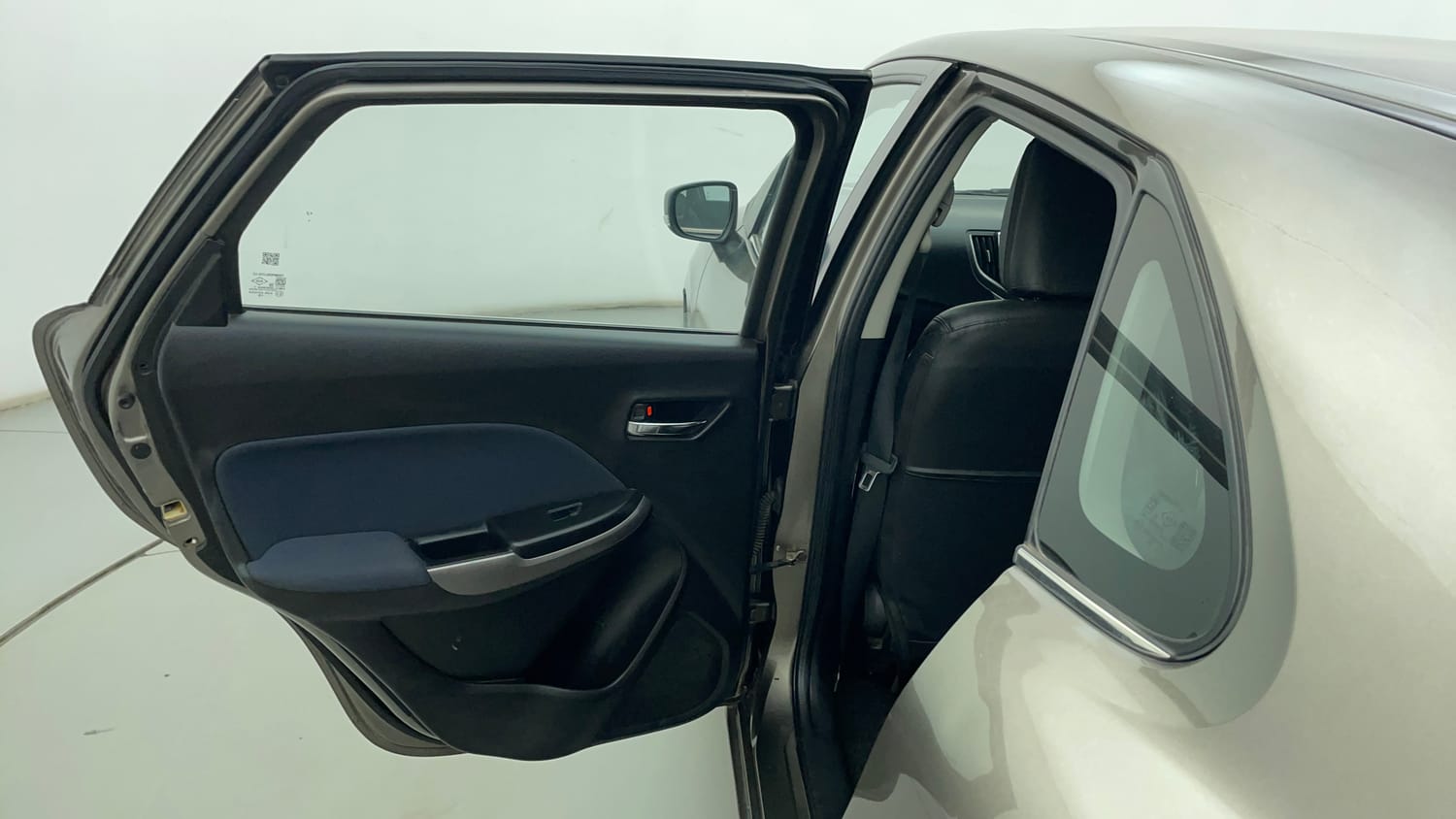 Used 2021 Maruti Suzuki Baleno Zeta Automatic Petrol Automatic interior LEFT REAR DOOR OPEN VIEW