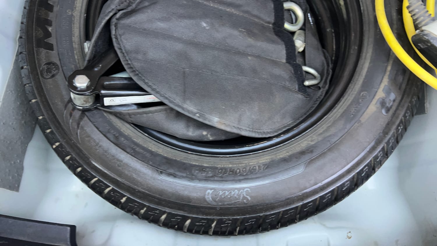 Used 2021 Tata Nexon EV XZ Plus Electric Automatic tyres SPARE TYRE VIEW