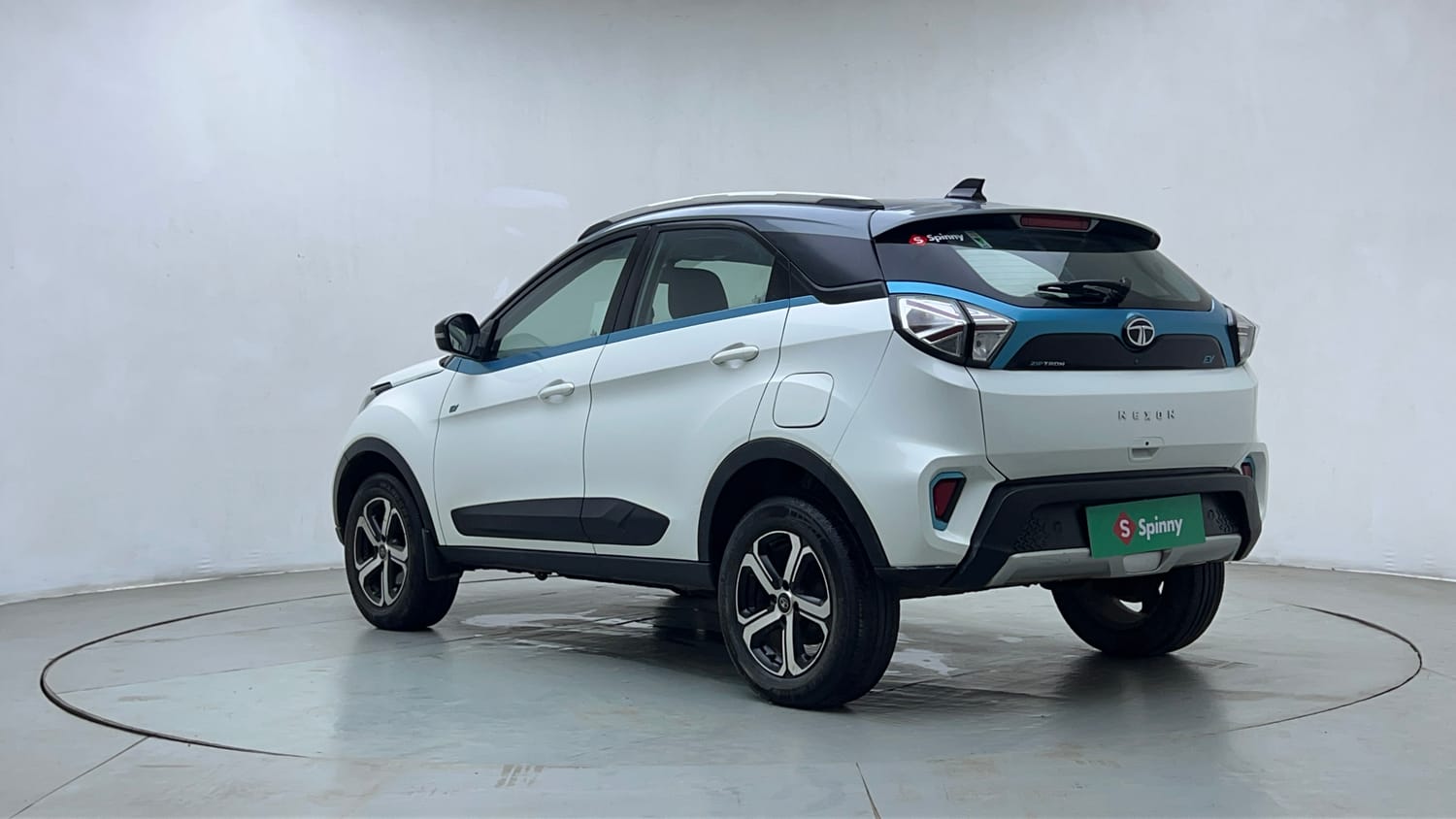 Used 2021 Tata Nexon EV XZ Plus Electric Automatic exterior LEFT REAR CORNER VIEW