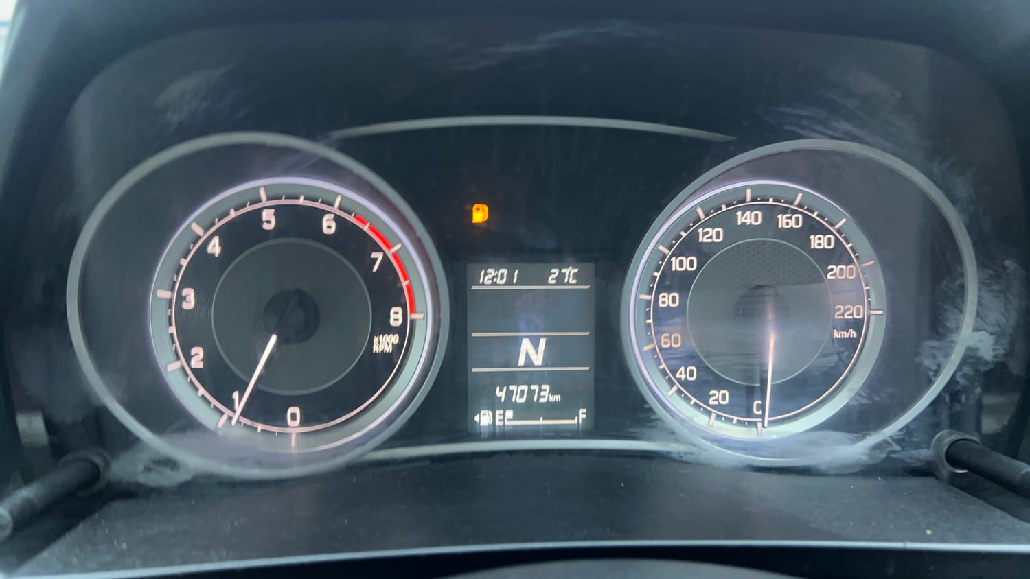 Used 2017 Maruti Suzuki Dzire ZXi Plus AMT Petrol Automatic interior CLUSTERMETER VIEW