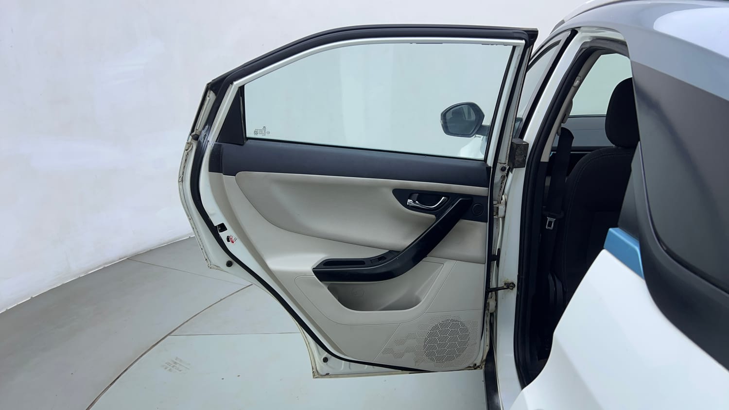 Used 2021 Tata Nexon EV XZ Plus Electric Automatic interior LEFT REAR DOOR OPEN VIEW