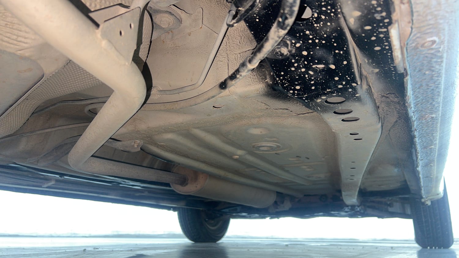 Used 2019 Maruti Suzuki Wagon R LXi 1.0 CNG Cng Manual extra REAR RIGHT UNDERBODY VIEW