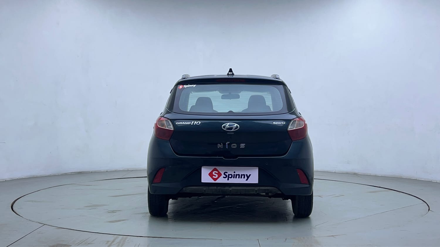 Used 2022 Hyundai Grand i10 Nios Sportz AMT 1.2 Kappa VTVT Petrol Automatic exterior BACK VIEW