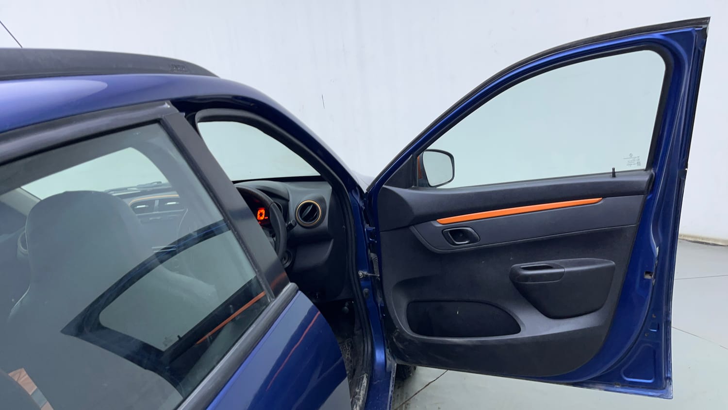 Used 2018 Renault Kwid CLIMBER 1.0 Petrol Manual interior RIGHT FRONT DOOR OPEN VIEW