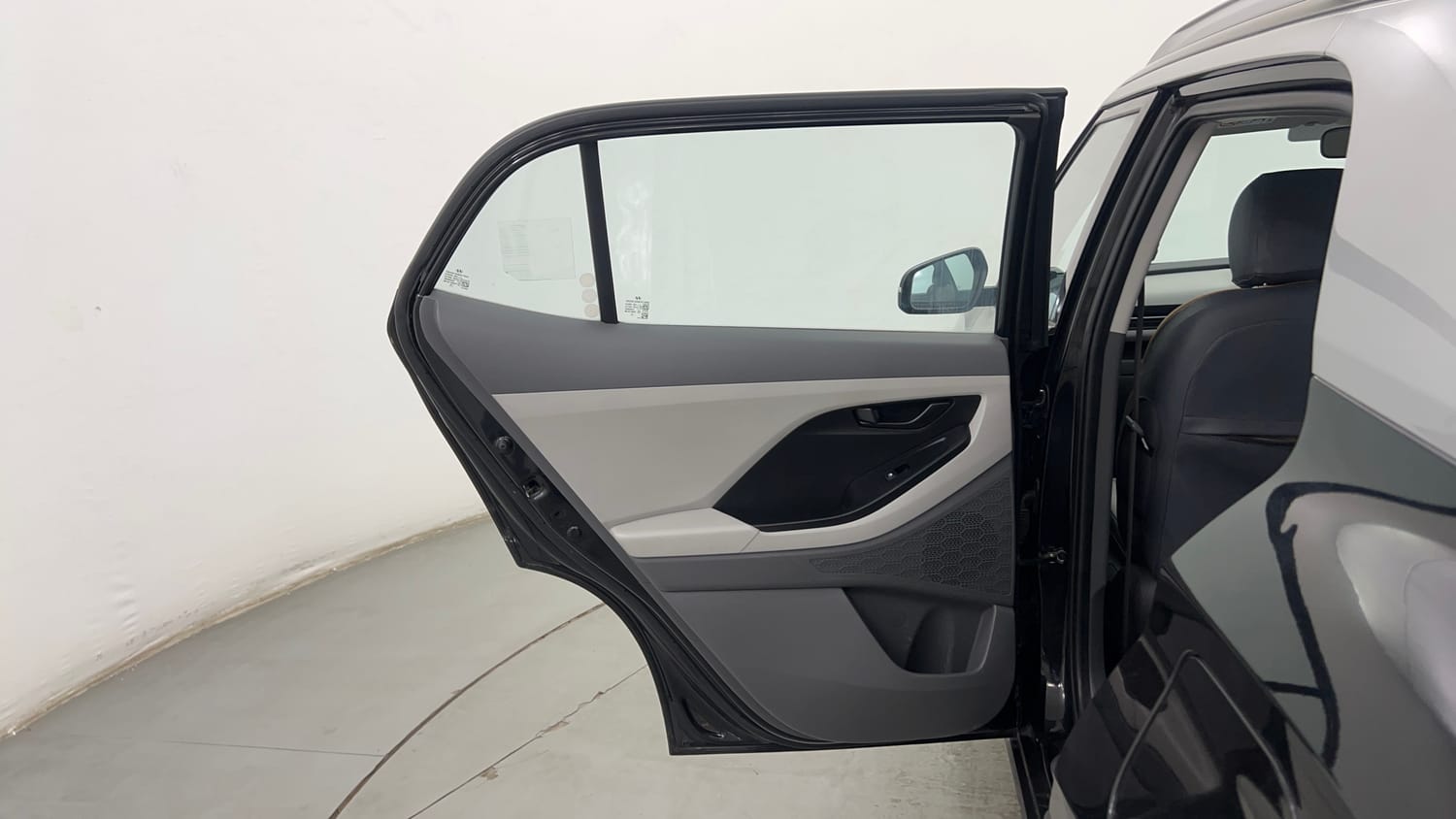 Used 2024 Hyundai Creta 1.5 MPi Petrol MT E Petrol Manual interior LEFT REAR DOOR OPEN VIEW