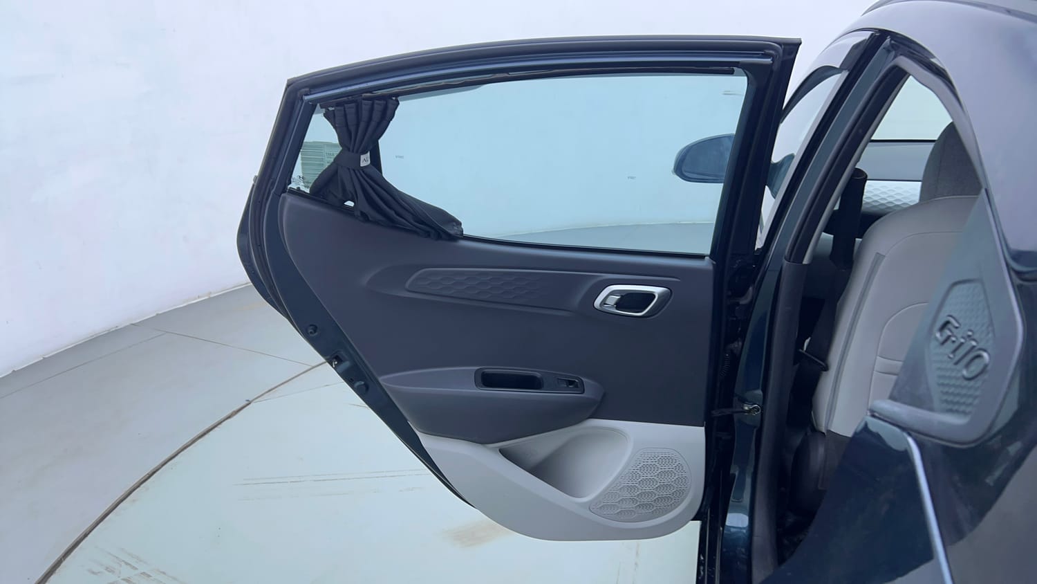 Used 2022 Hyundai Grand i10 Nios Sportz AMT 1.2 Kappa VTVT Petrol Automatic interior LEFT REAR DOOR OPEN VIEW