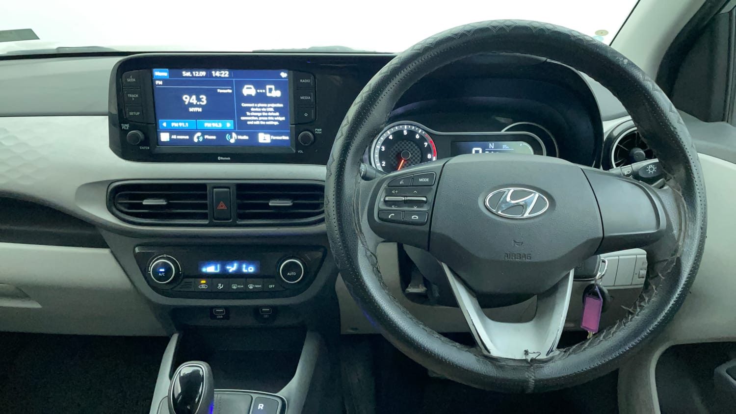 Used 2020 Hyundai Grand i10 Nios Sportz AMT 1.2 Kappa VTVT Petrol Automatic interior STEERING VIEW