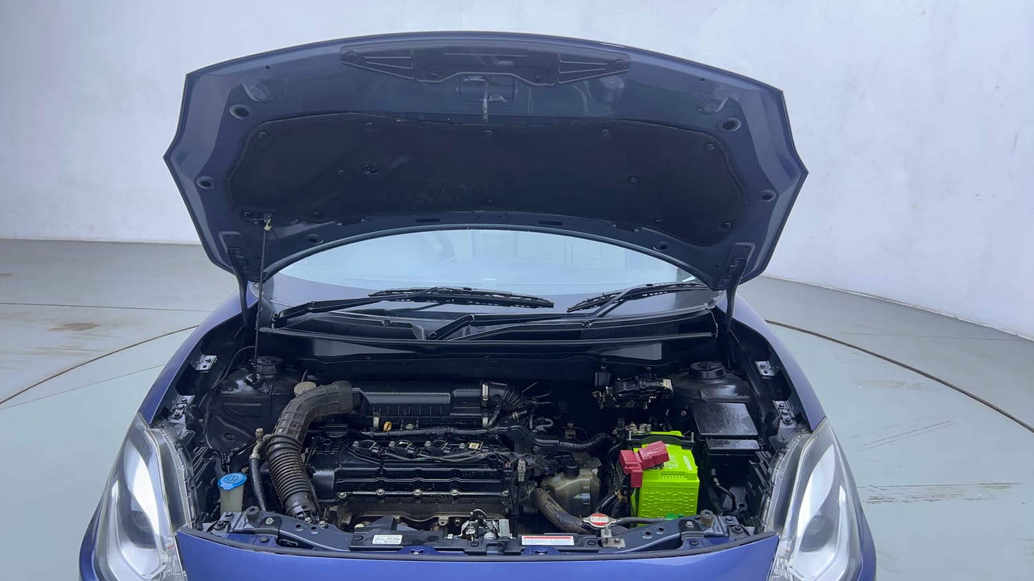 Used 2017 Maruti Suzuki Dzire ZXi Plus AMT Petrol Automatic engine ENGINE & BONNET OPEN FRONT VIEW