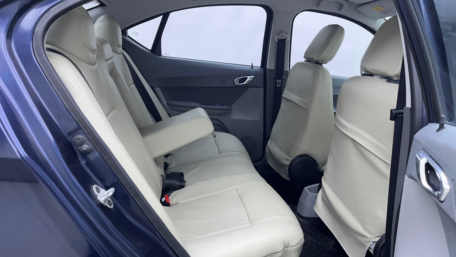 Used 2021 Tata Tigor XZA Plus Petrol Automatic interior RIGHT SIDE REAR DOOR CABIN VIEW