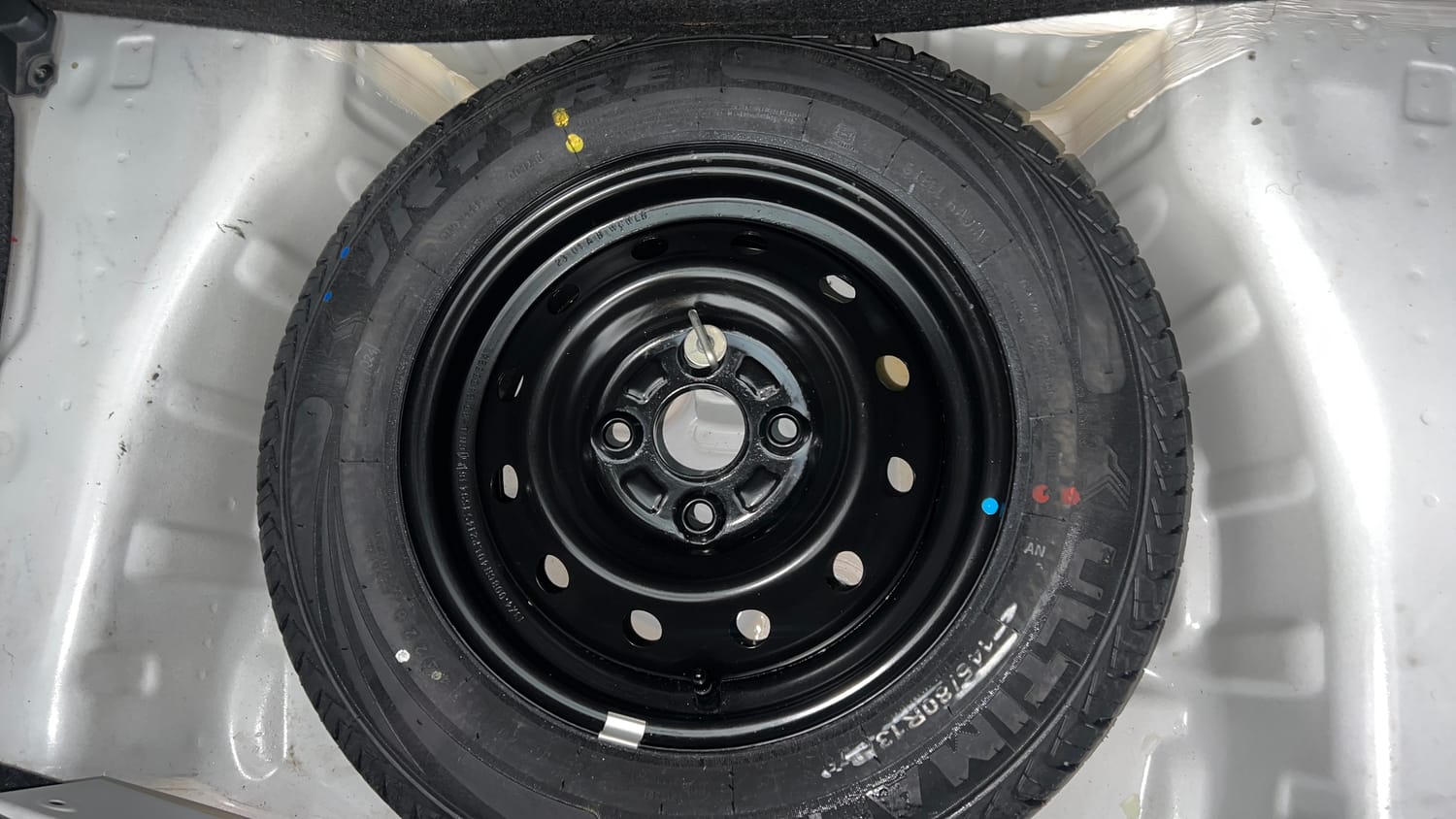 Used 2023 Maruti Suzuki Alto K10 VXi AGS Petrol Automatic tyres SPARE TYRE VIEW