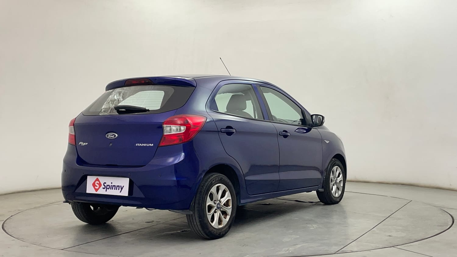 Used 2016 Ford Figo Titanium 1.2 Ti-VCT Petrol Manual exterior RIGHT REAR CORNER VIEW