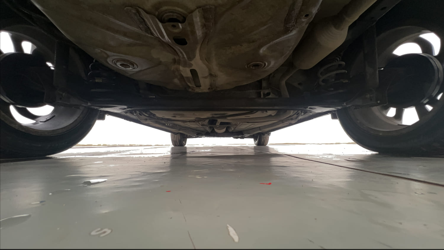Used 2020 Maruti Suzuki Baleno Zeta Petrol Manual extra REAR UNDERBODY VIEW (TAKEN FROM REAR)