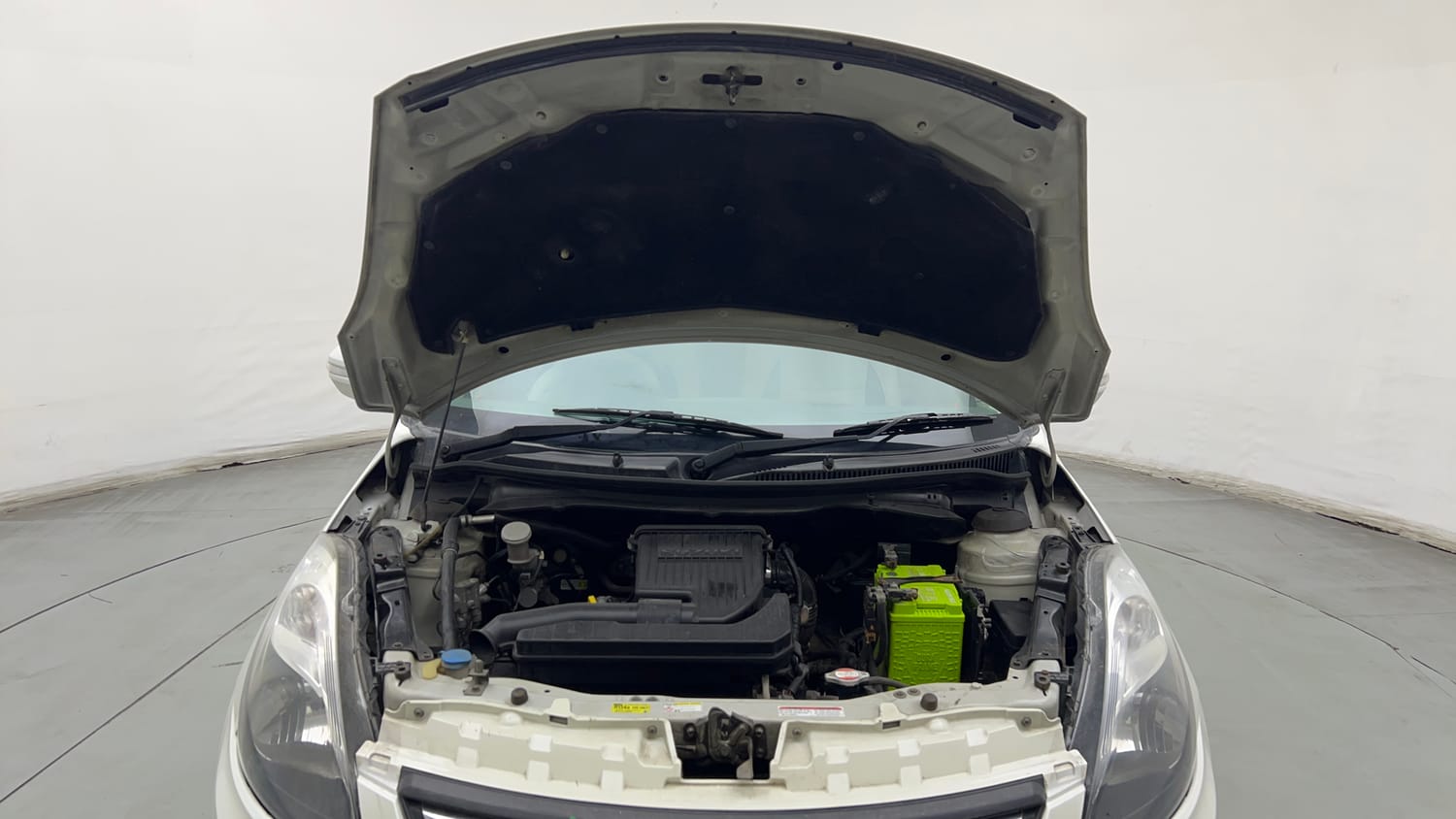 Used 2017 Maruti Suzuki Swift Dzire VXI Petrol Manual engine ENGINE & BONNET OPEN FRONT VIEW