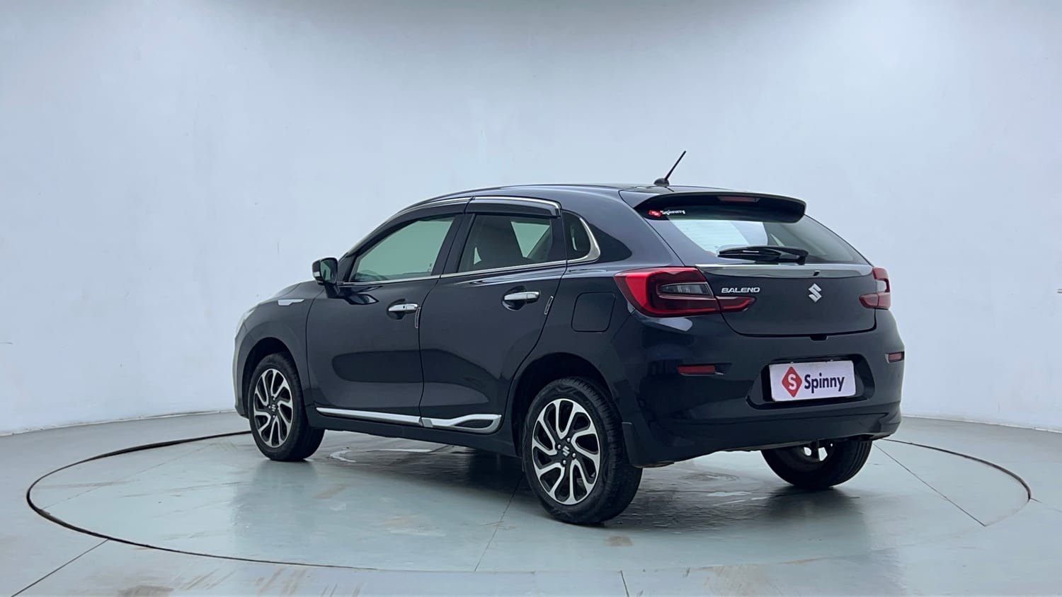 Used 2024 Maruti Suzuki Baleno Alpha AGS Petrol Automatic exterior LEFT REAR CORNER VIEW