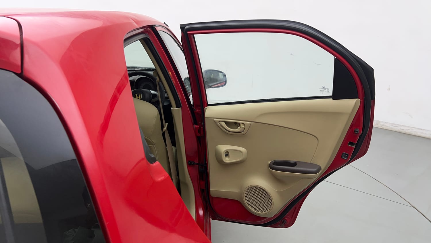 Used 2013 Honda Brio S MT Petrol Manual interior RIGHT REAR DOOR OPEN VIEW