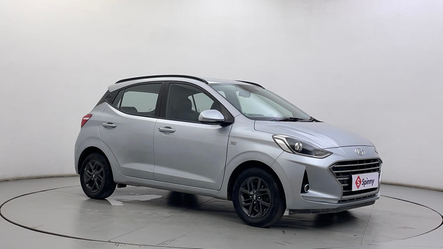 Used 2020 Hyundai Grand i10 Nios Sportz AMT 1.2 Kappa VTVT Petrol Automatic exterior RIGHT FRONT CORNER VIEW