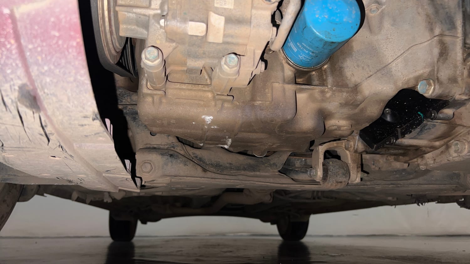 Used 2019 Honda Amaze 1.2 VX CVT Petrol Petrol Automatic extra FRONT LEFT UNDERBODY VIEW