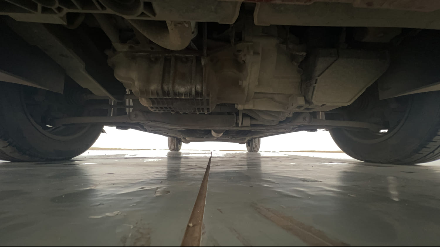 Used 2018 Ford Figo Trend 1.2 Ti-VCT Petrol Manual extra FRONT LEFT UNDERBODY VIEW