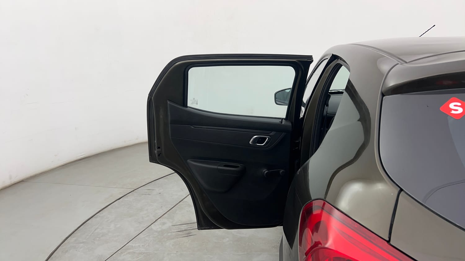 Used 2019 Renault Kwid RXT (O) 1.0 SCE Edition Petrol Manual interior LEFT REAR DOOR OPEN VIEW