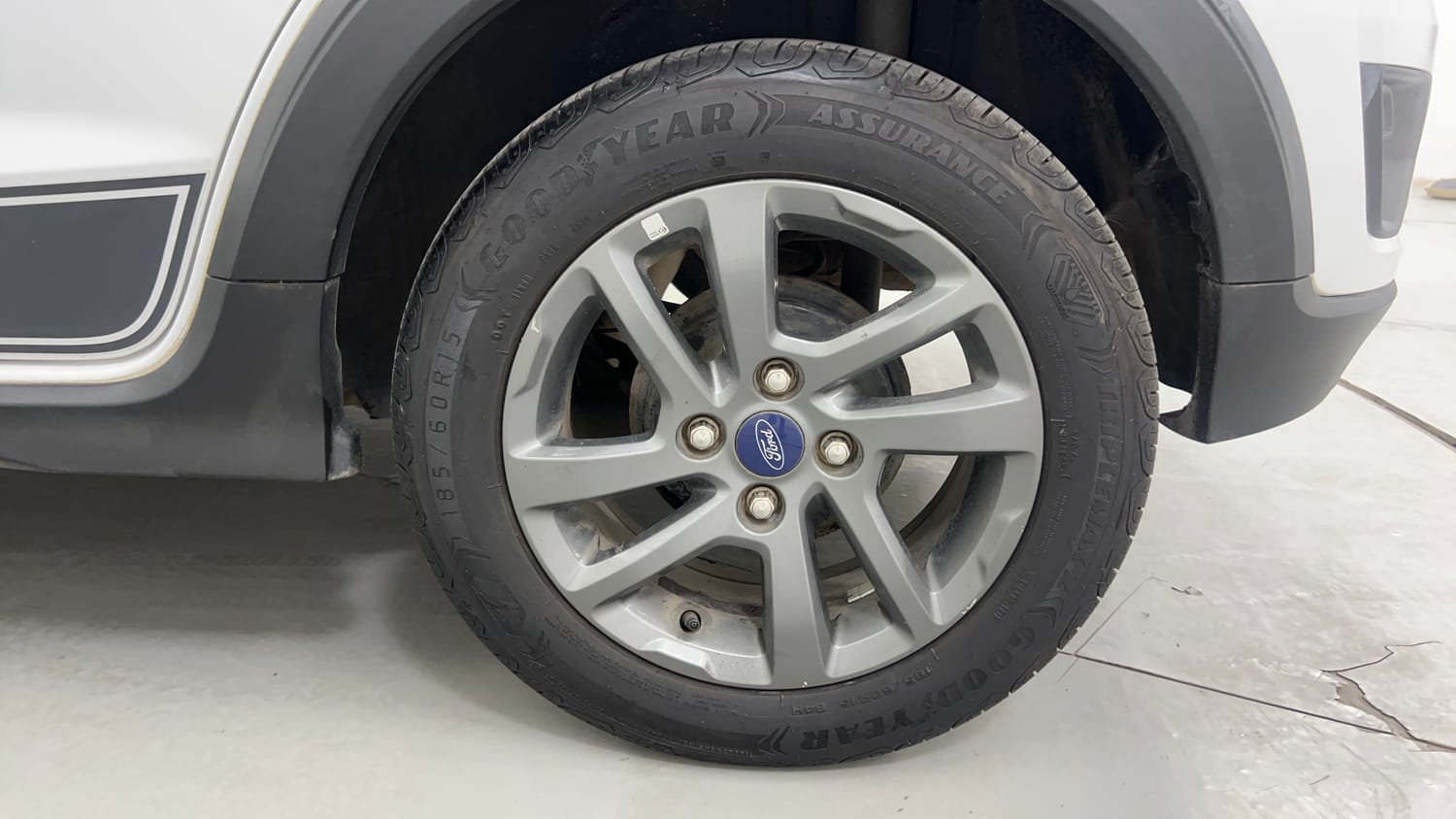 Used 2020 Ford Freestyle Titanium Plus 1.2 Ti-VCT Petrol Manual tyres LEFT REAR TYRE RIM VIEW