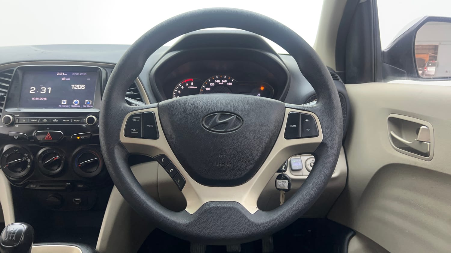 Used 2019 Hyundai Santro Sportz CNG Cng Manual interior STEERING VIEW