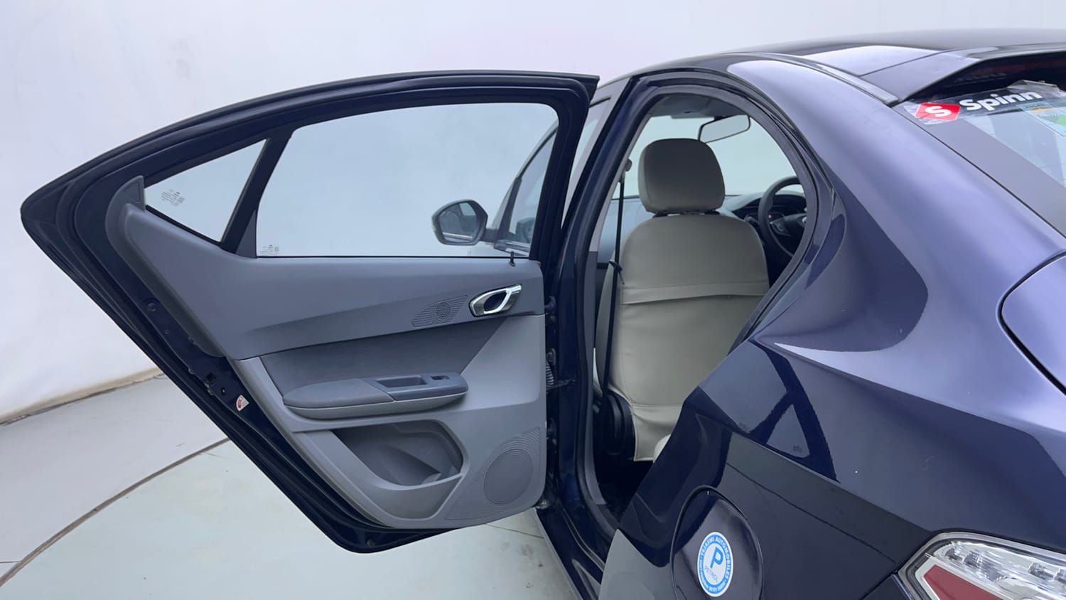 Used 2021 Tata Tigor XZA Plus Petrol Automatic interior LEFT REAR DOOR OPEN VIEW