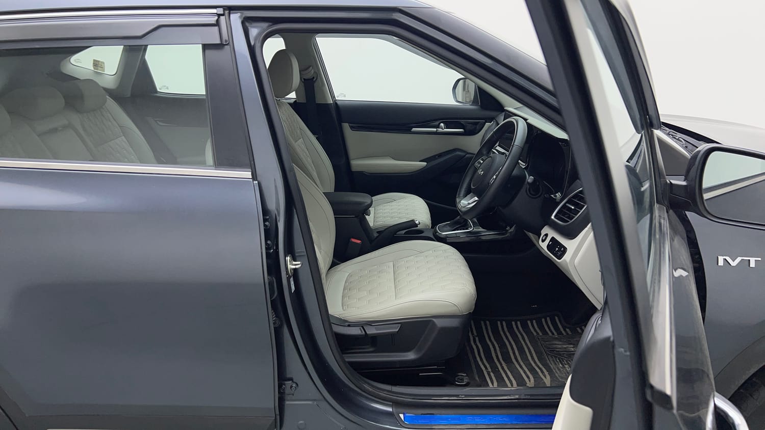 Used 2021 kia Seltos HTX 1.5 IVT Petrol Automatic interior RIGHT SIDE FRONT DOOR CABIN VIEW