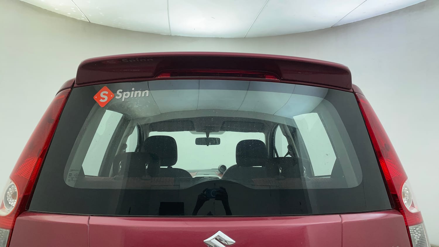 Used 2013 Maruti Suzuki Ritz Vxi BS-IV Petrol Manual exterior BACK WINDSHIELD VIEW