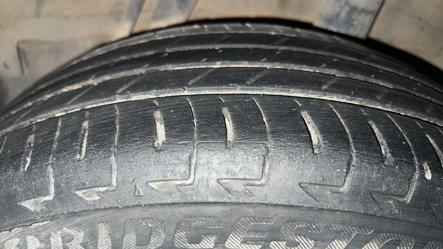 Used 2018 Honda WR-V S MT Petrol Petrol Manual tyres LEFT REAR TYRE TREAD VIEW