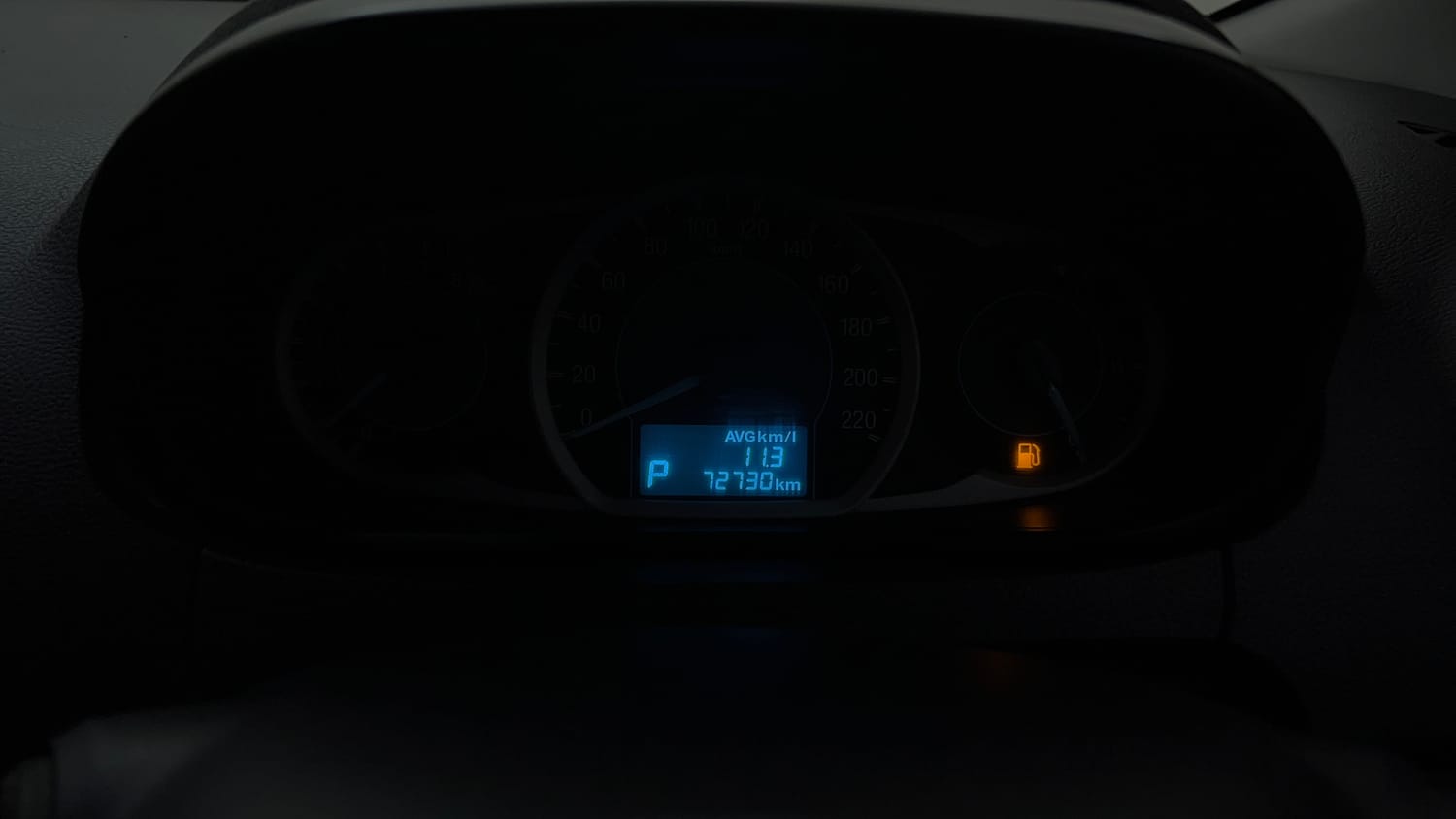 Used 2016 Ford Figo Titanium 1.5 Ti-VCT AT Petrol Automatic interior CLUSTERMETER VIEW