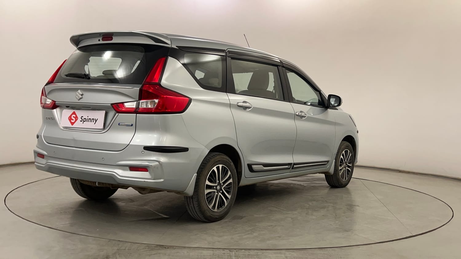Used 2023 Maruti Suzuki Ertiga ZXi Plus Petrol Manual exterior RIGHT REAR CORNER VIEW