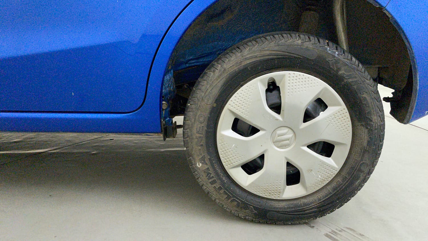 Used 2024 Maruti Suzuki Alto K10 VXi Plus Petrol Manual tyres LEFT REAR TYRE RIM VIEW